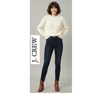 J.CREW - Mercantile Skinny High Waist Dark Wash Blue Jeans